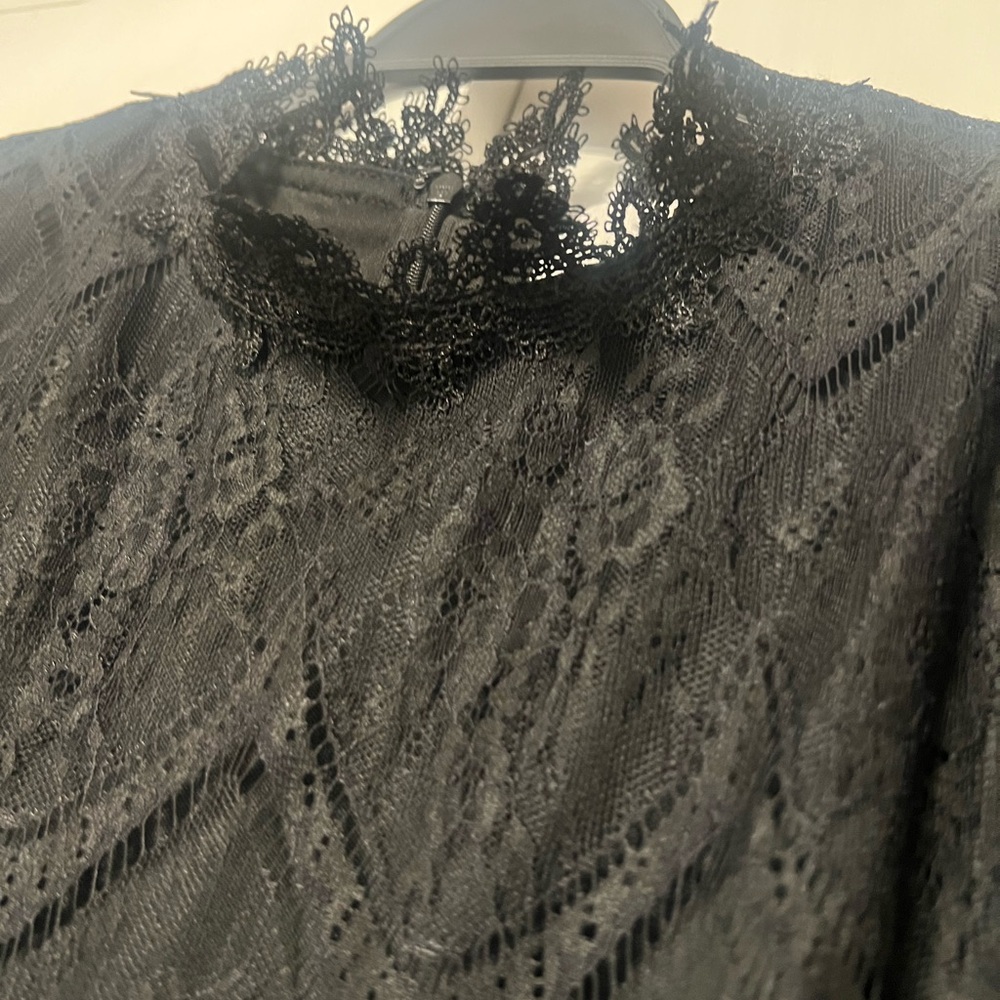 Dainty Jewells Elegant Black Lace Dress - Picture 3 of 7